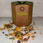 Organic Goodness Soy Candle PATCHOULI VANILLA in Amber Glass Jar
