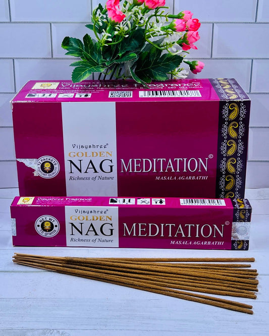 Vijayshree Golden Nag Meditation incense