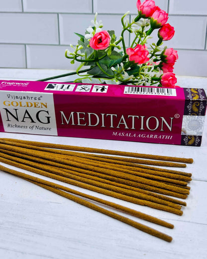 Vijayshree Golden Nag Meditation incense
