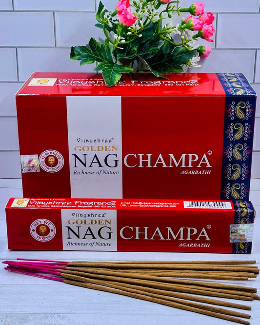Vijayshree Golden Nag Champa incense