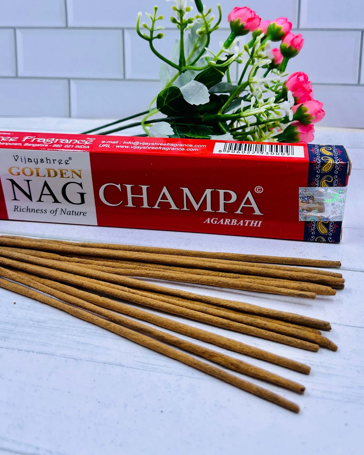 Vijayshree Golden Nag Champa incense