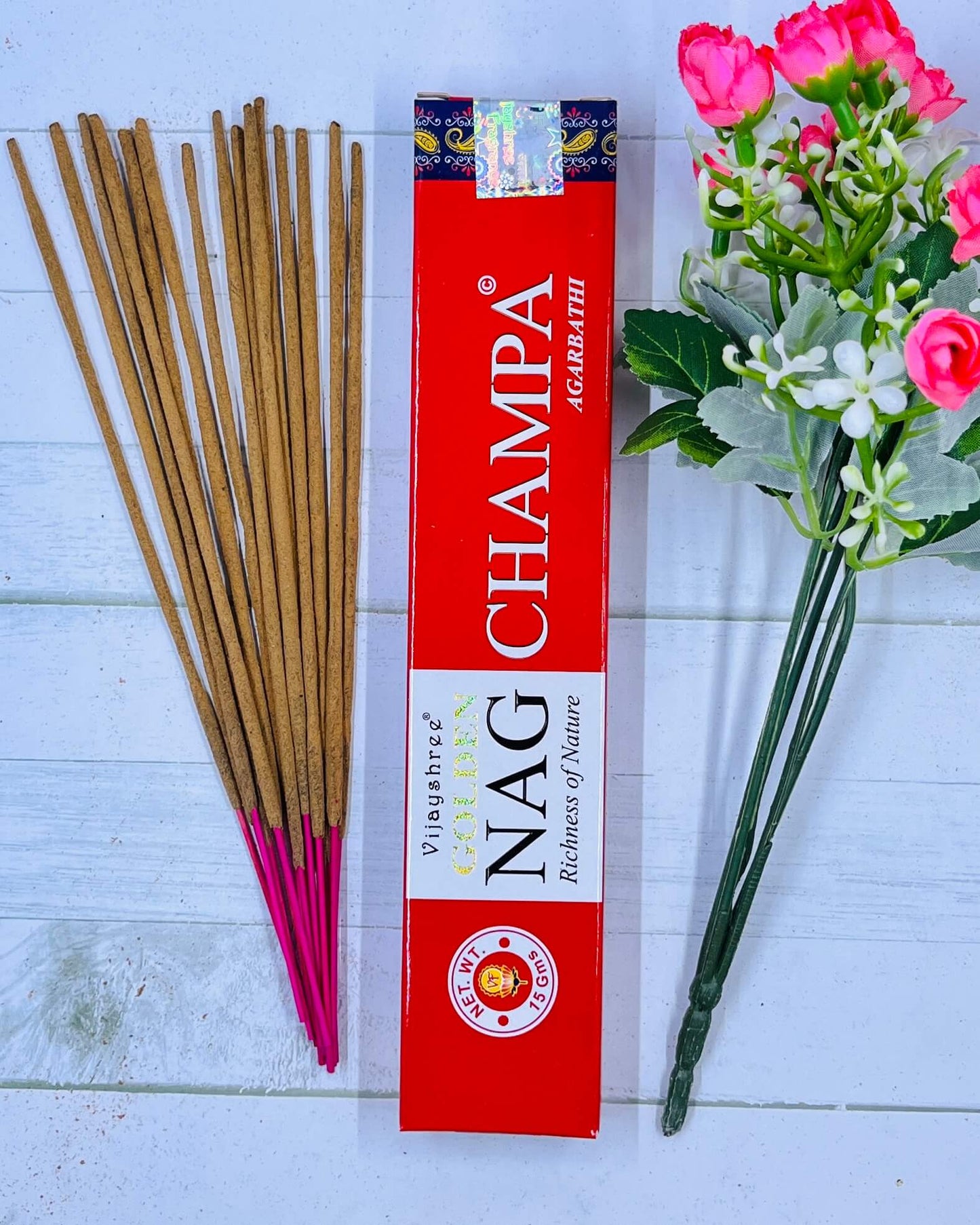 Vijayshree Golden Nag Champa incense