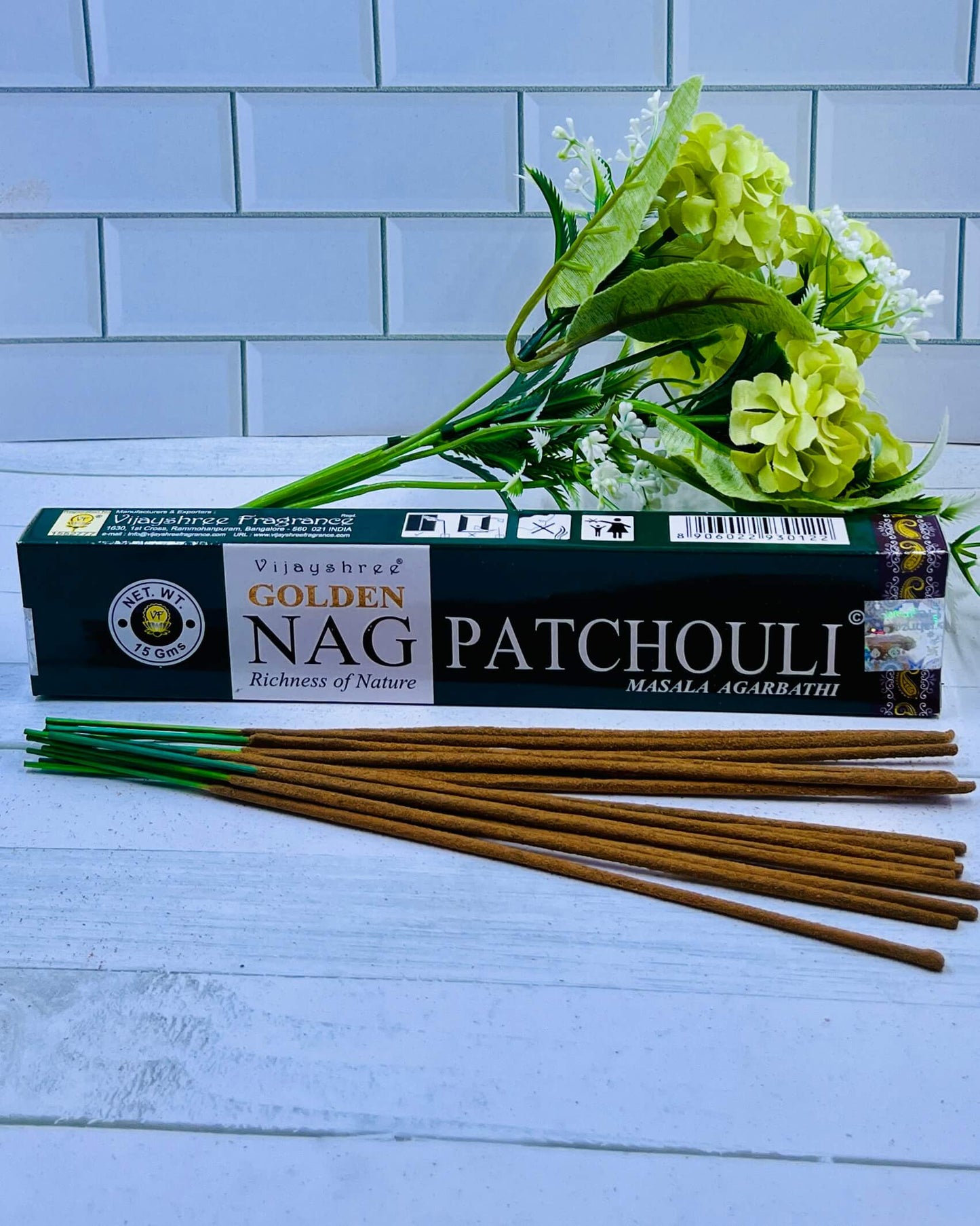 Vijayshree Golden Nag Patchouli incense