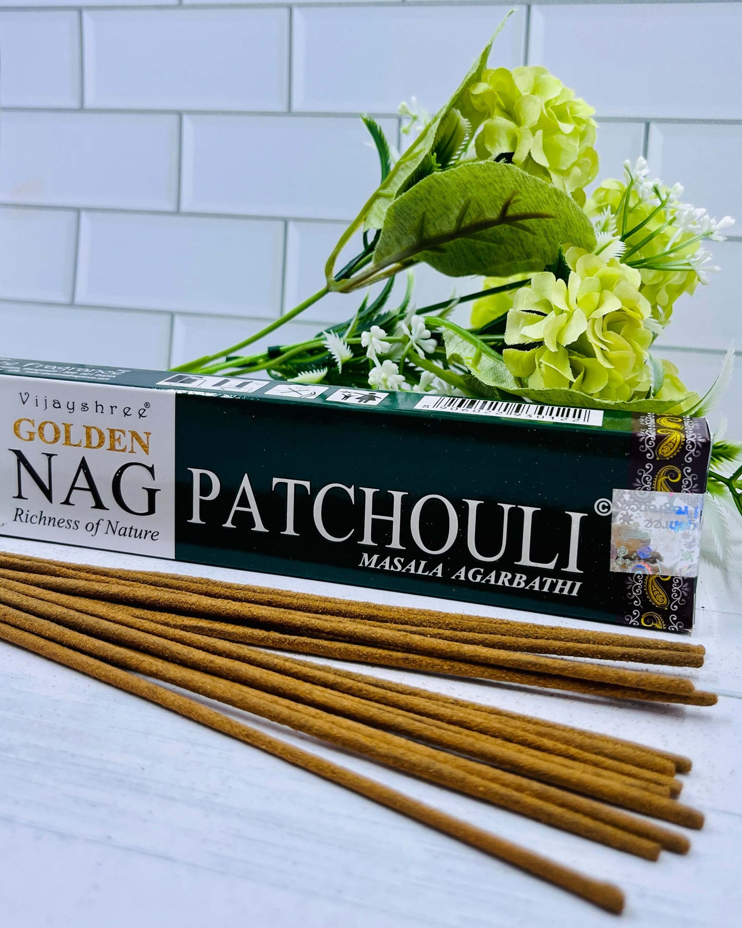 Vijayshree Golden Nag Patchouli incense