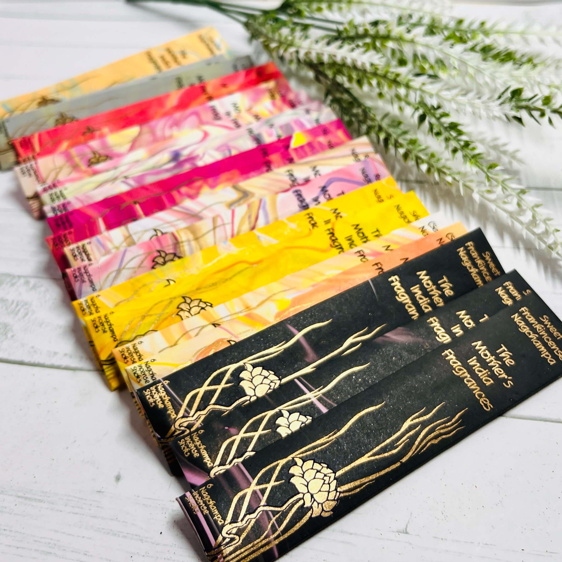 Mothers India Incense Variety Gift Sampler Box