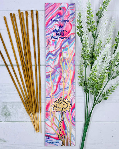 Mother's India Rishi Nag Champa incense