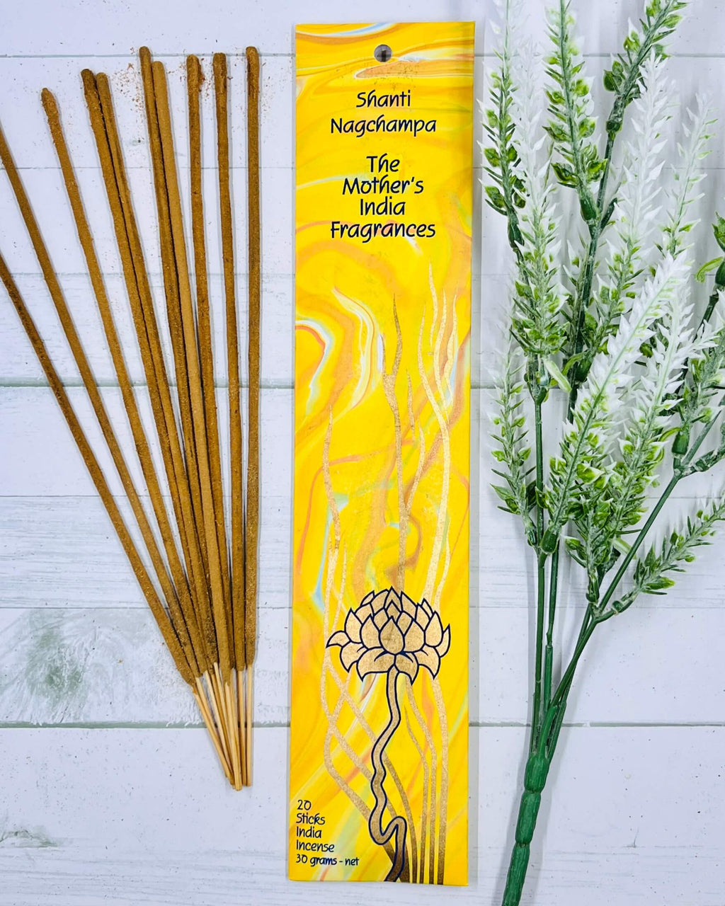 Mother's India SHANTI Nag Champa incense