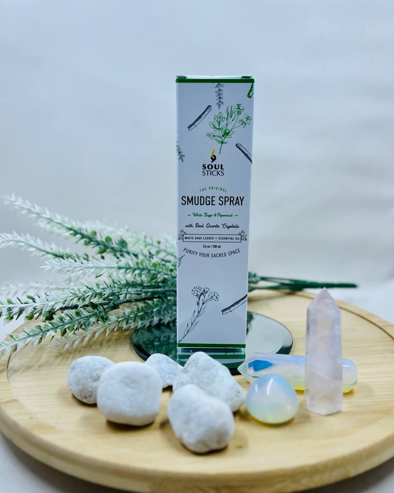 Soul Sticks SMUDGE SPRAY White Sage & Peppermint 100mL