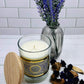 Harmonia WHITE SAGE Soy Wax Gem Candle - Selenite Cleansing