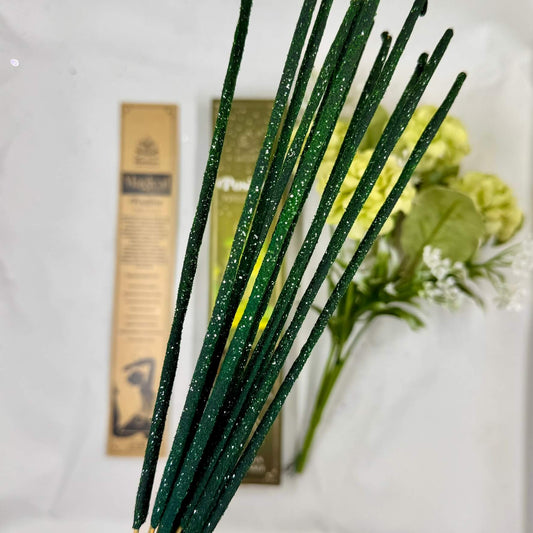 Himalayan Magical Series POSITIVE sparkle incense Eucalyptus & Clary Sage