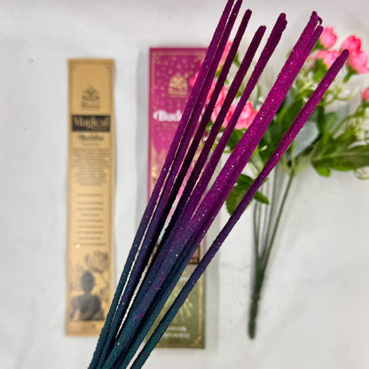 Himalayan Magical Series BUDDHA BLESSING sparkle incense Lotus & Patchouli