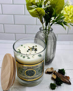Harmonia GINGER Soy Wax Gemstone Candle - Emerald Love