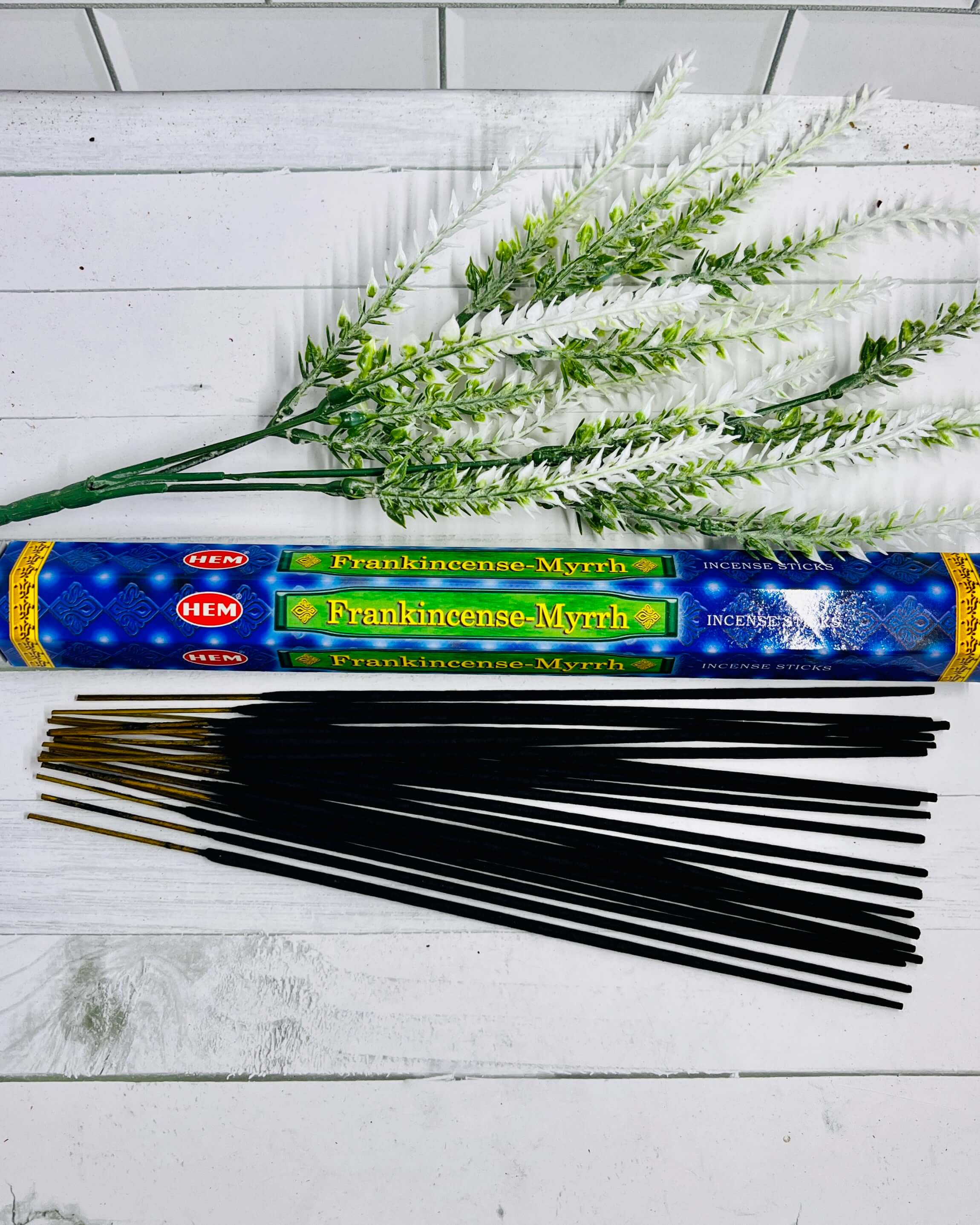 HEM Frankincense and Myrrh HEX incense