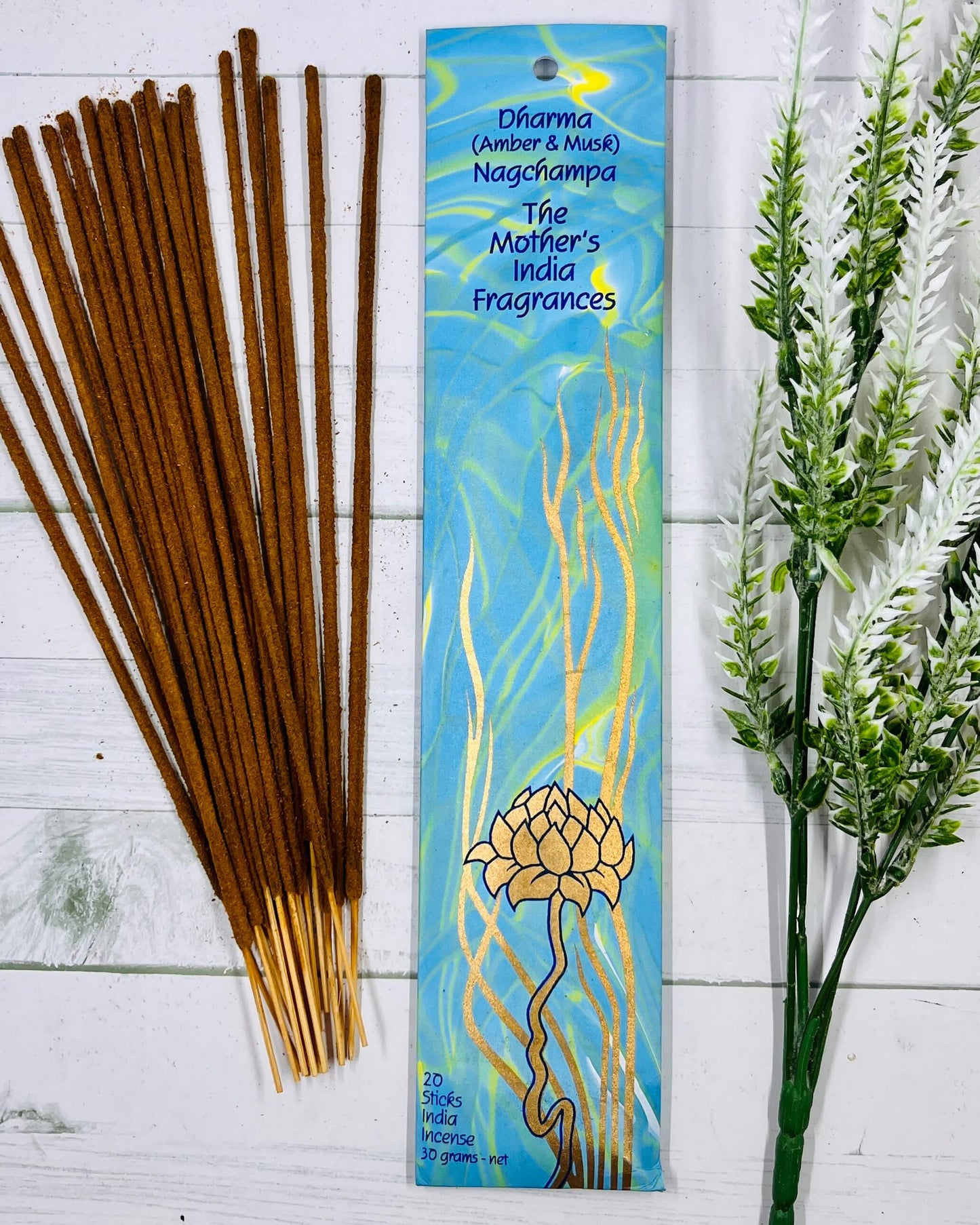 Mother's India Dharma Nag Champa incense