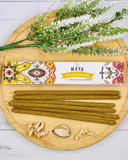 MAYA Palo Santo & Vanilla Incense