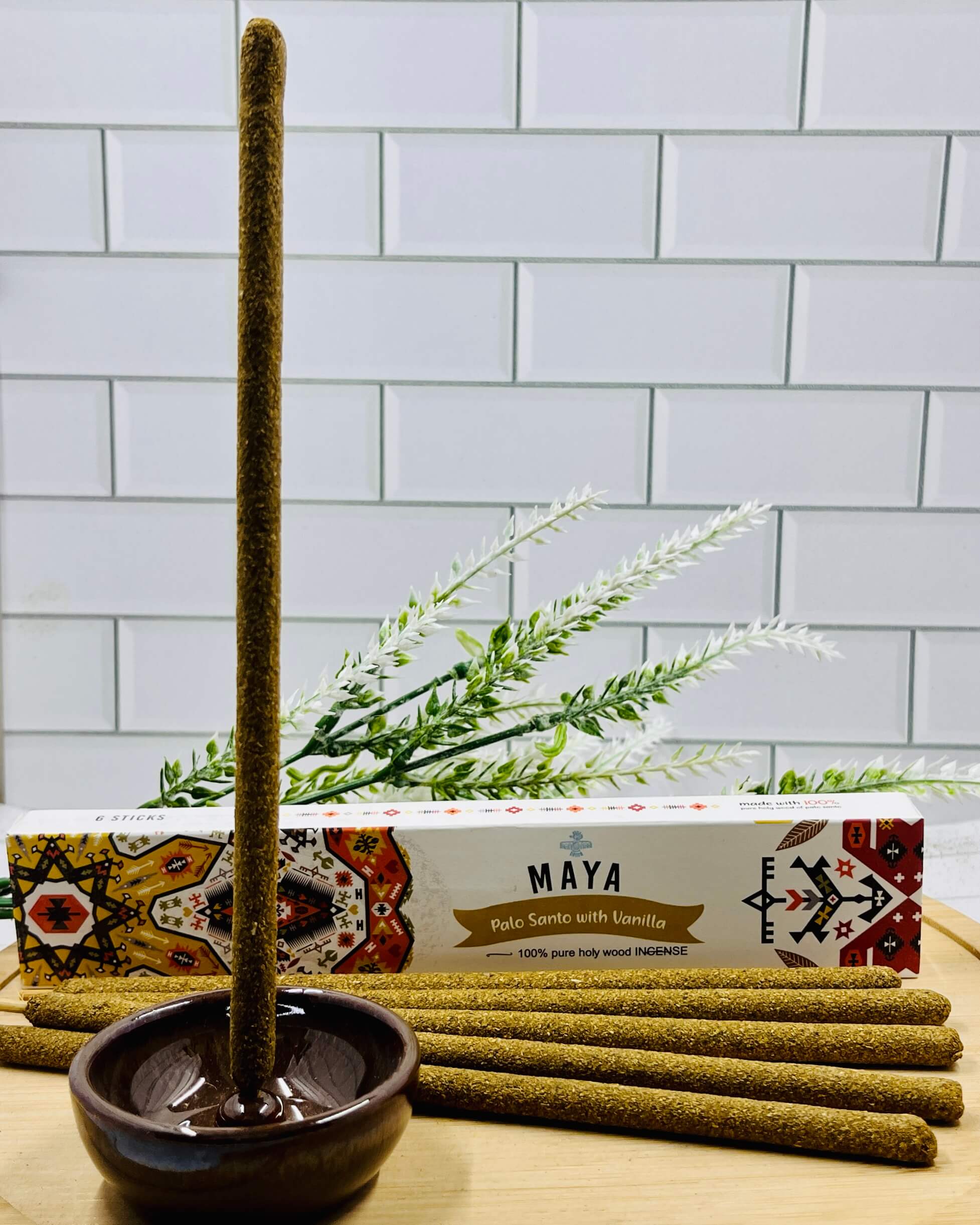 MAYA Palo Santo & Vanilla Incense