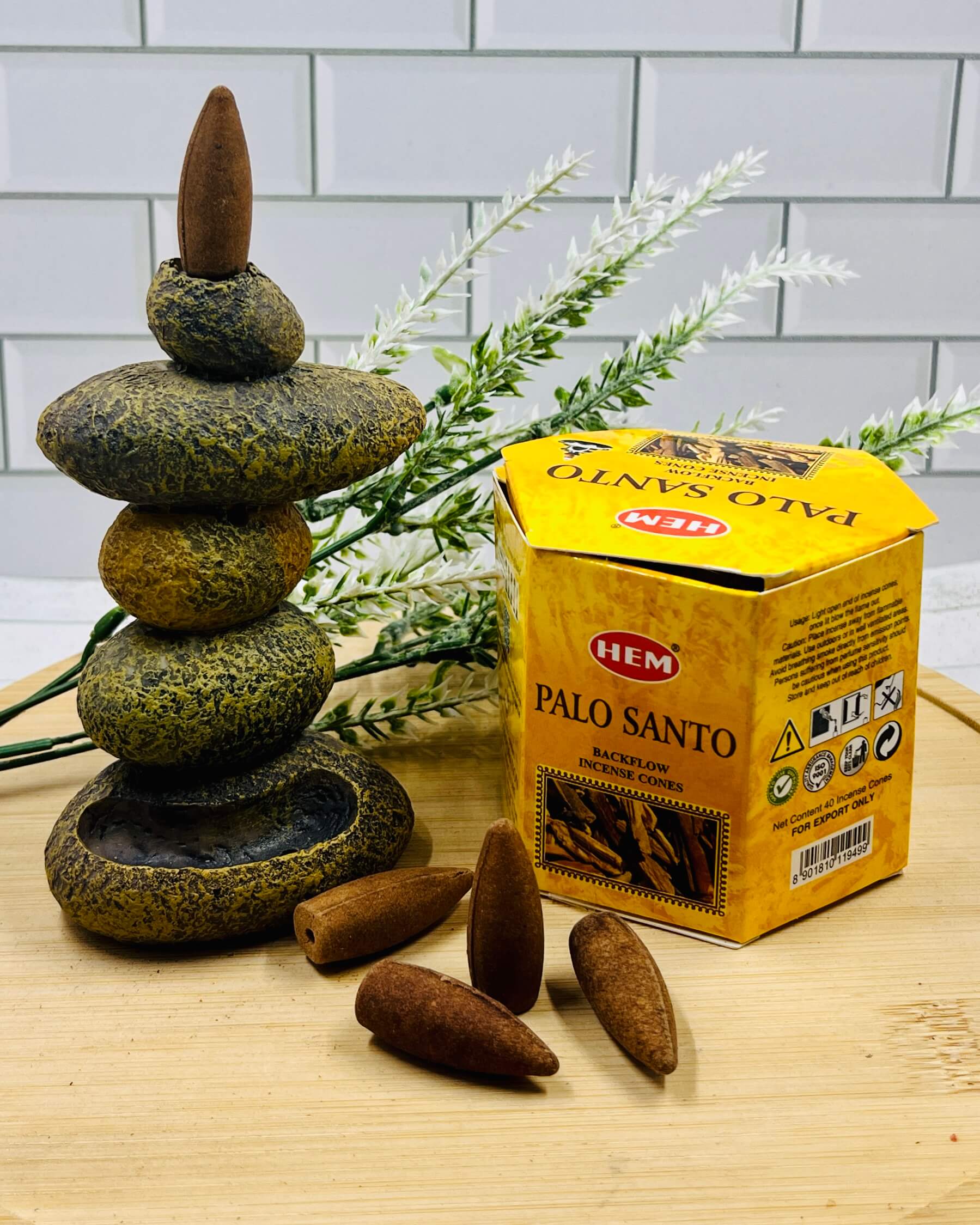 HEM Backflow PALO SANTO cones