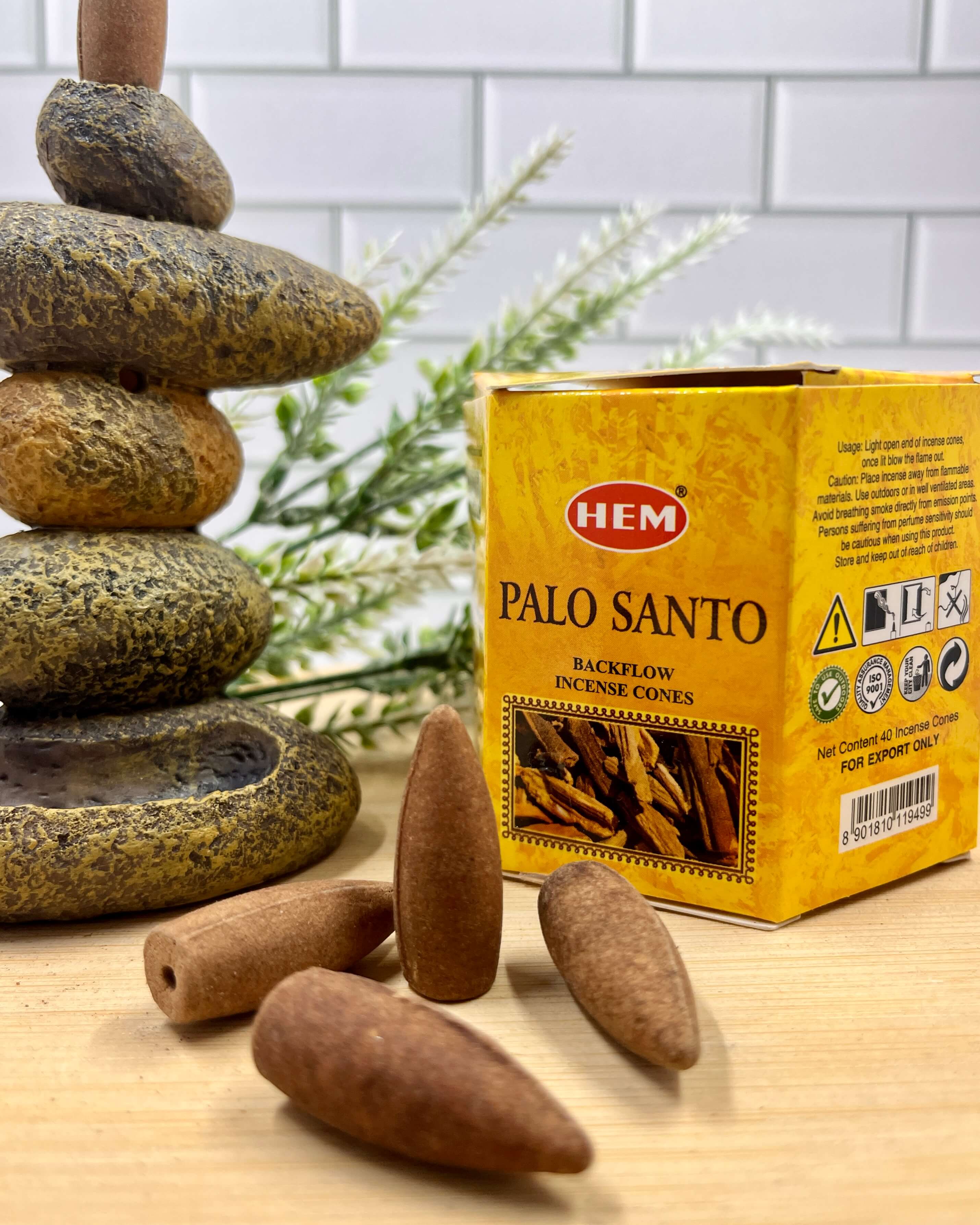 HEM Backflow PALO SANTO cones