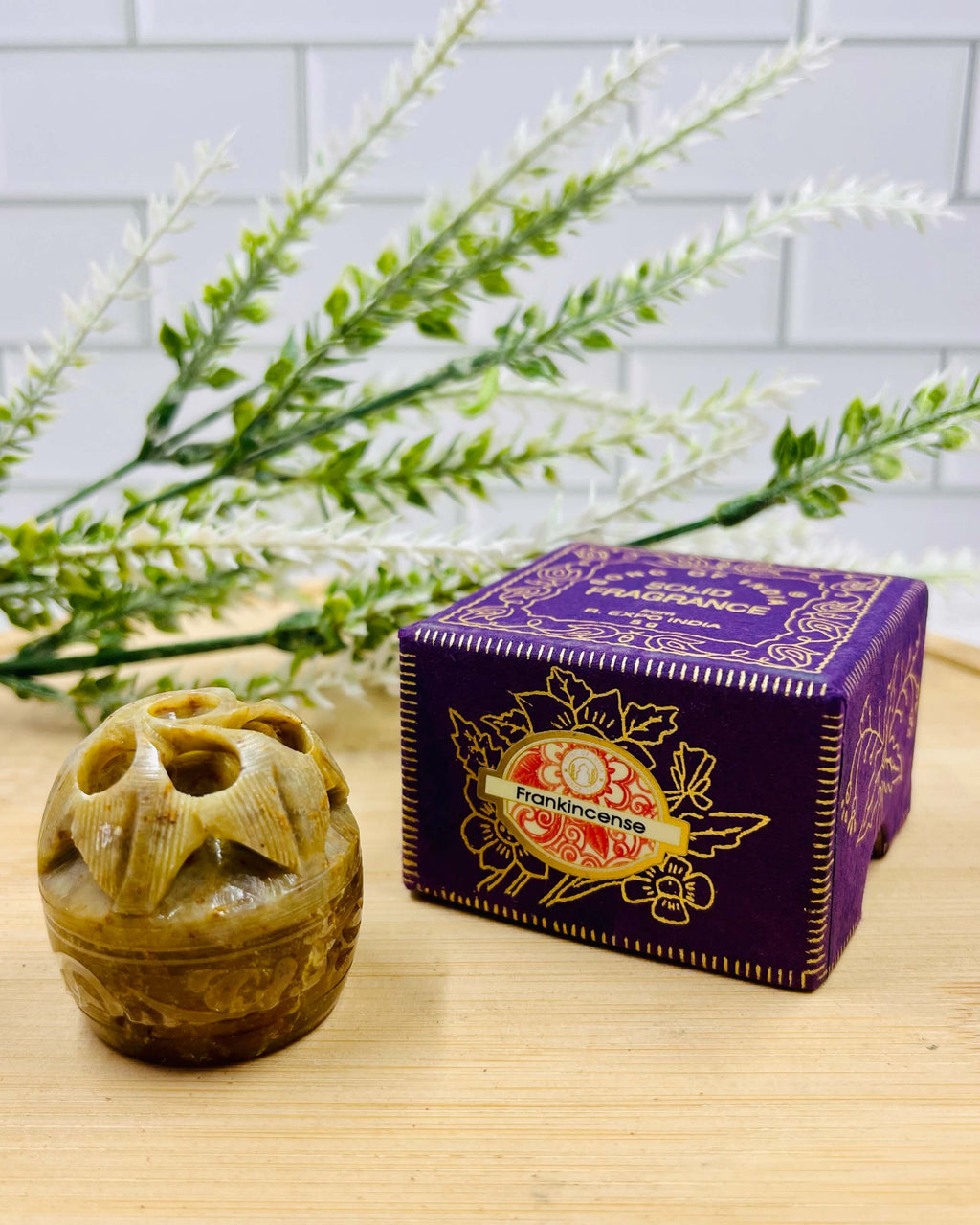 Song Of India Natural Solid Perfume FRANKINCENSE 5g