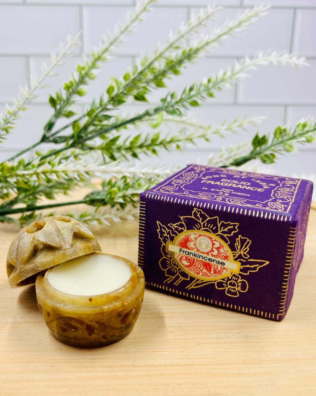 Song Of India Natural Solid Perfume FRANKINCENSE 5g