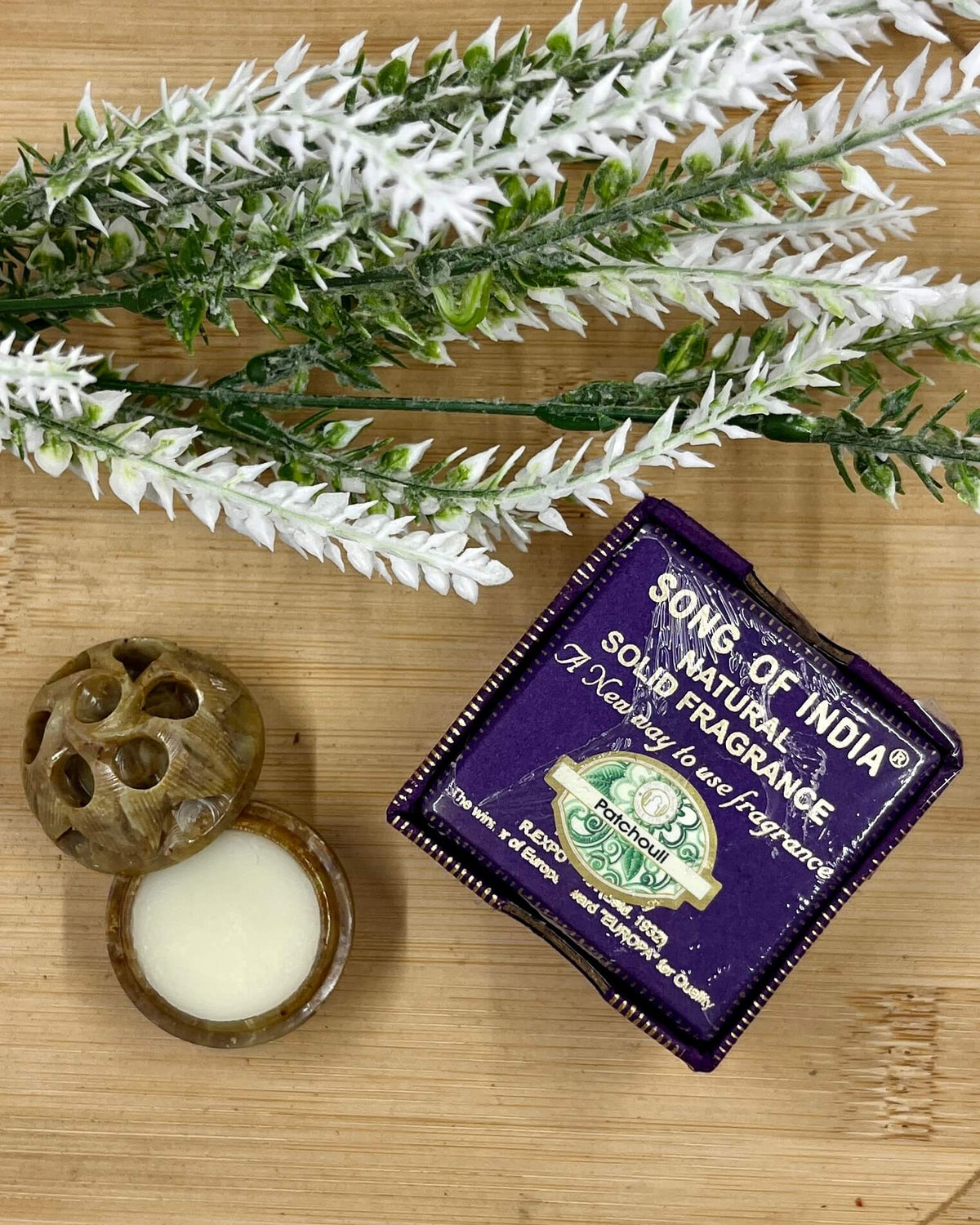 Song Of India Natural Solid Perfume PATCHOULI 5g