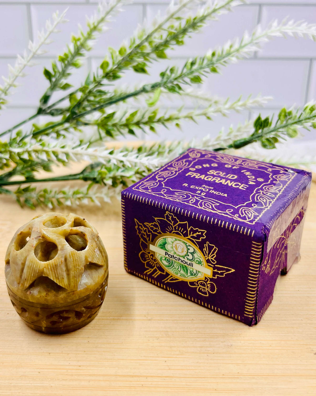 Song Of India Natural Solid Perfume PATCHOULI 5g