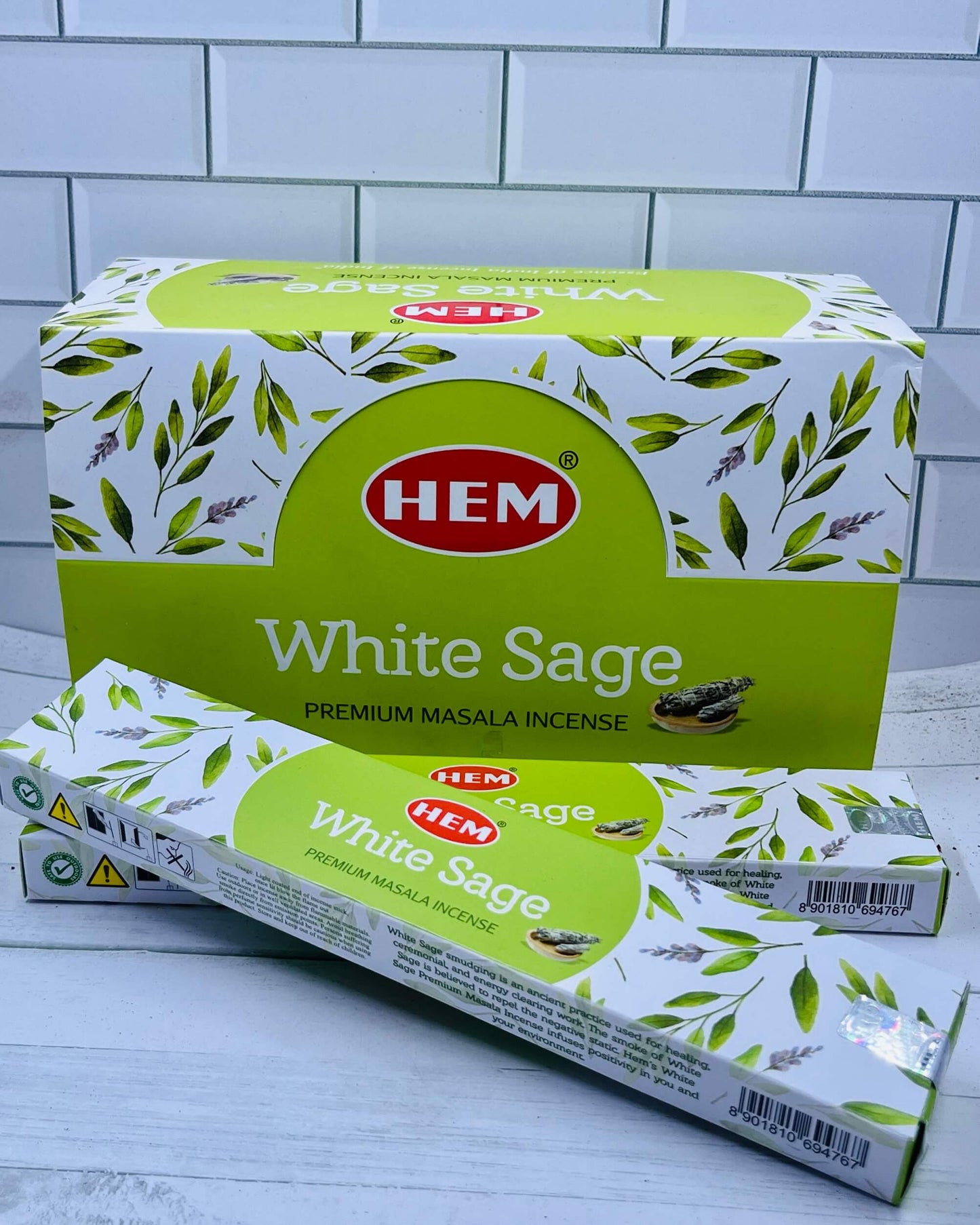 Hem WHITE SAGE premium masala incense 15g