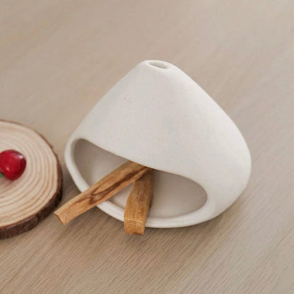 Ceramic Palo Santo Smudge Holder Hut