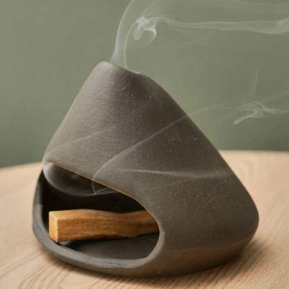 Ceramic Palo Santo Smudge Holder Hut