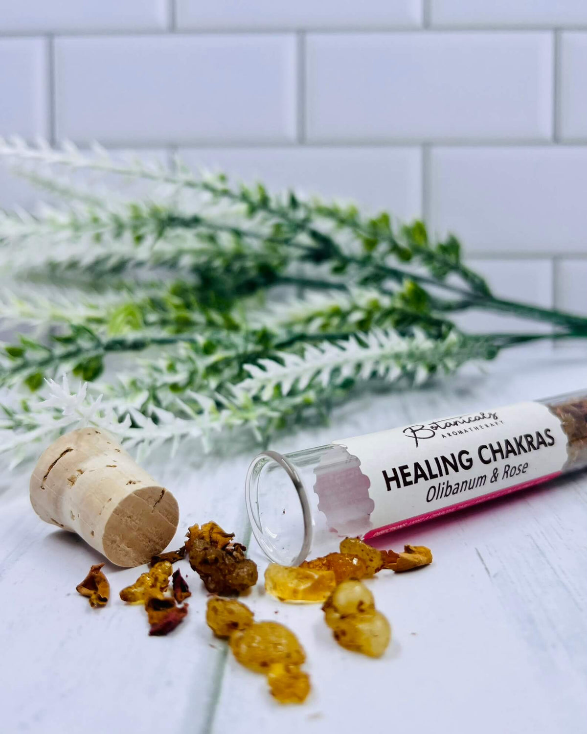 Botanicals Aromatherapy Resin HEALING CHAKRAS Olibanum & Rose 10g