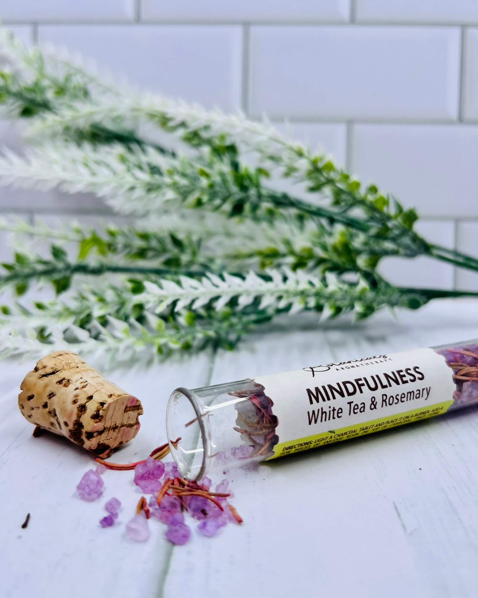 Botanicals Aromatherapy Resin MINDFULLNESS White Tea & Rosemary 10g