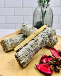 White Sage and Palo Santo smudge stick 10cm