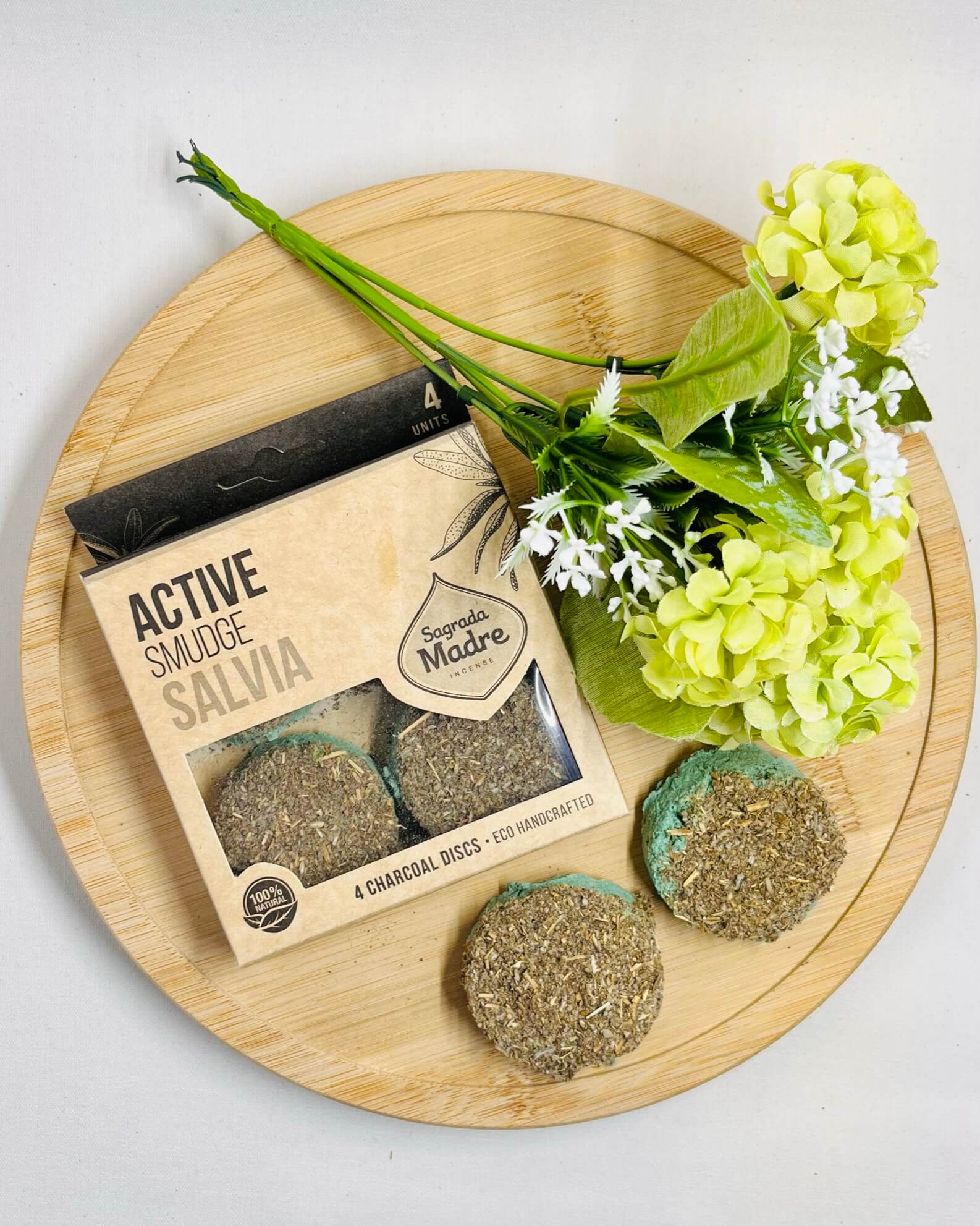 Sagrada Madre Charcoal Discs WHITE SAGE