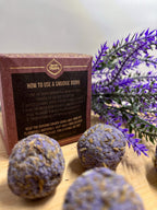 Sagrada Madre Premium Smudge Ball Bomb FRANKINCENSE & LAVENDER 8pc