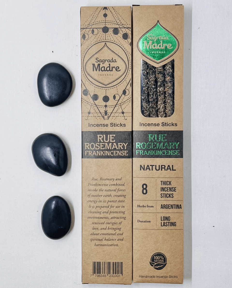 Sagrada Madre Natural Incense ROSEMARY, RUE & FRANKINCENSE