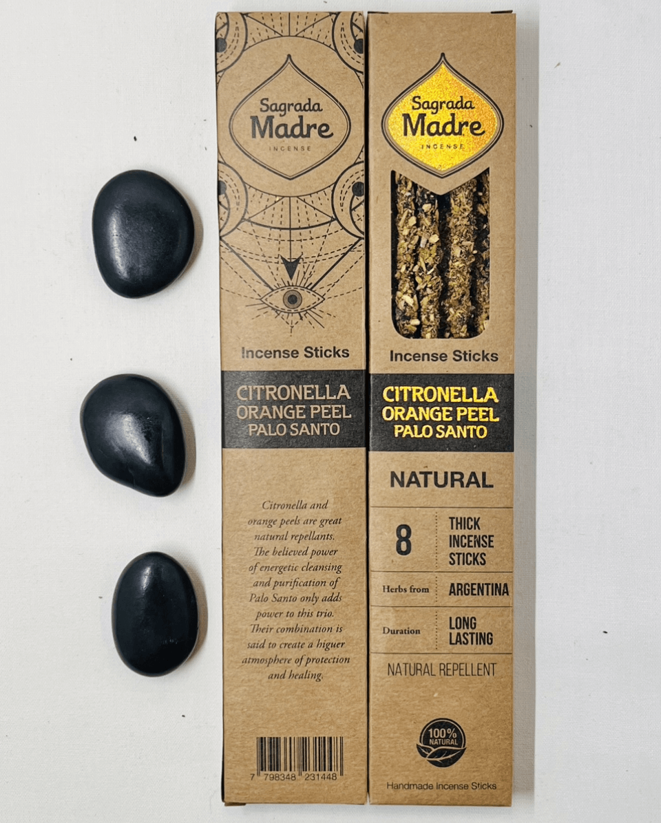 Sagrada Madre Natural Incense CITRONELLA WITH ORANGE