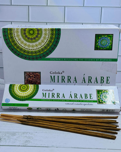 Goloka Mirra Arabe (Arabian Myrrh) incense