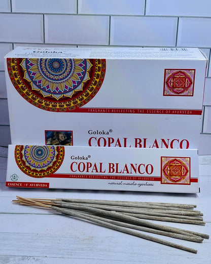 Goloka Copal Blanco (White Copal) incense