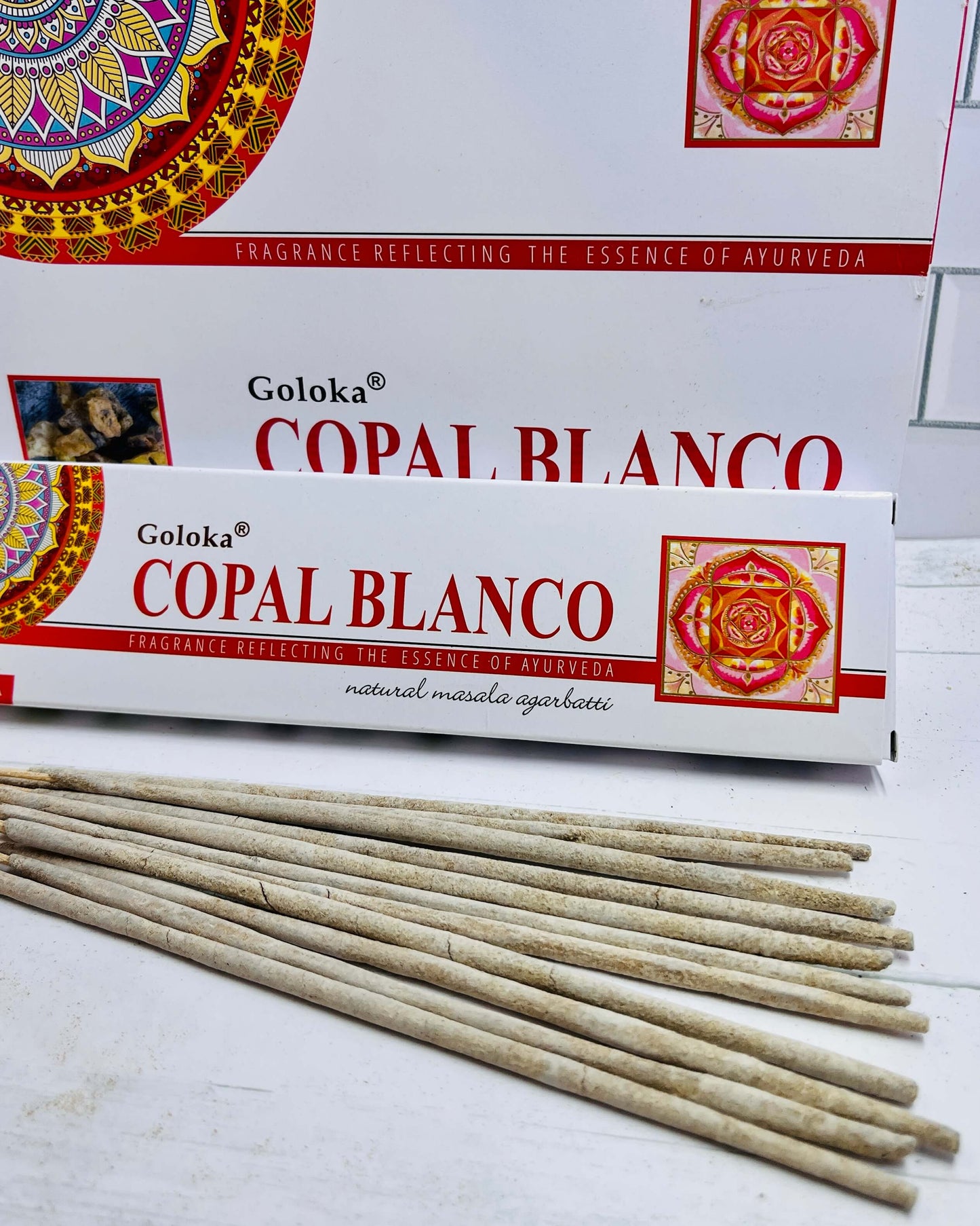 Goloka Copal Blanco (White Copal) incense
