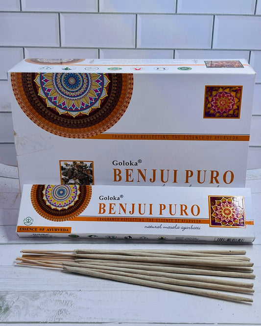Goloka Benjui Puro (Benzoin) incense