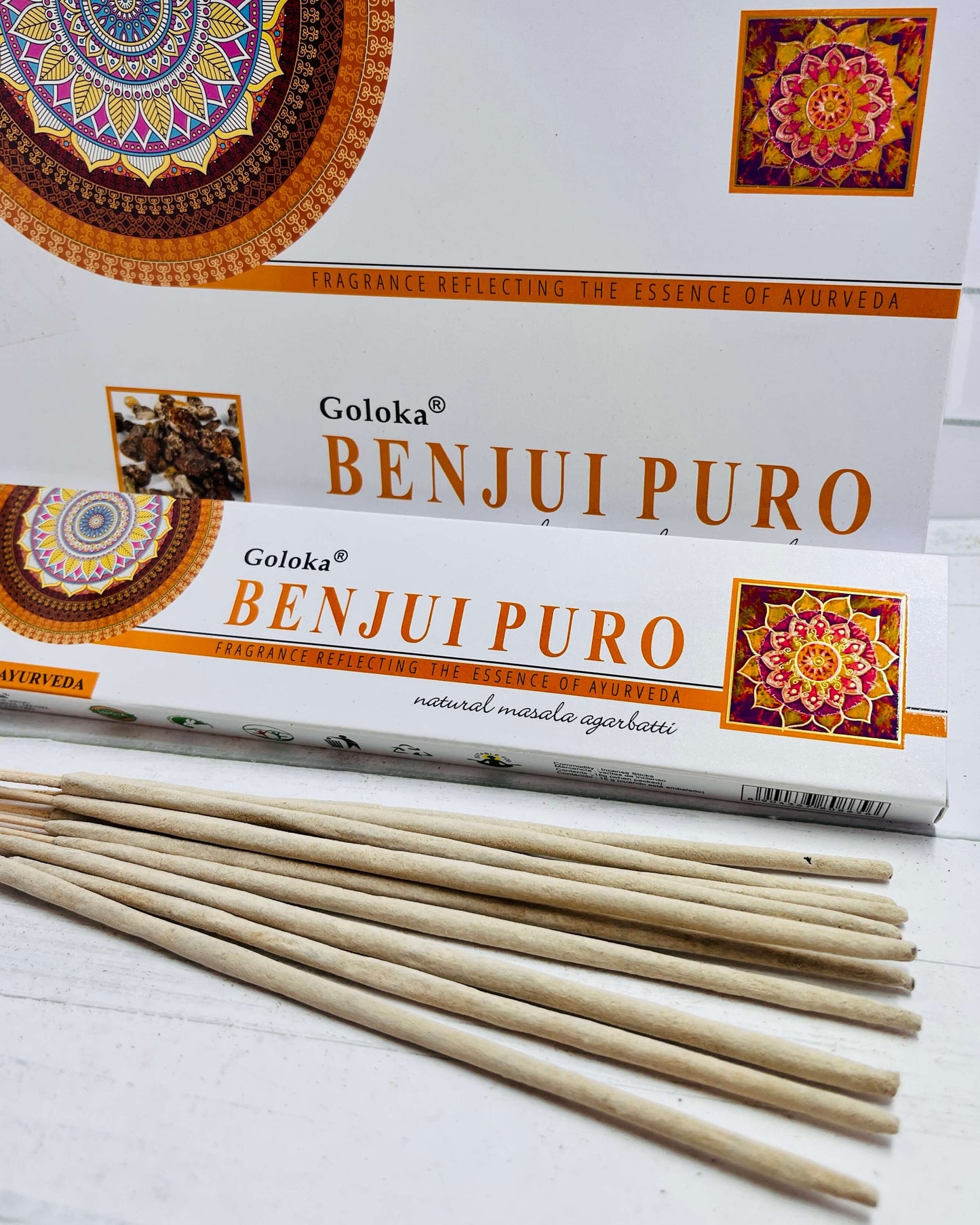 Goloka Benjui Puro (Benzoin) incense