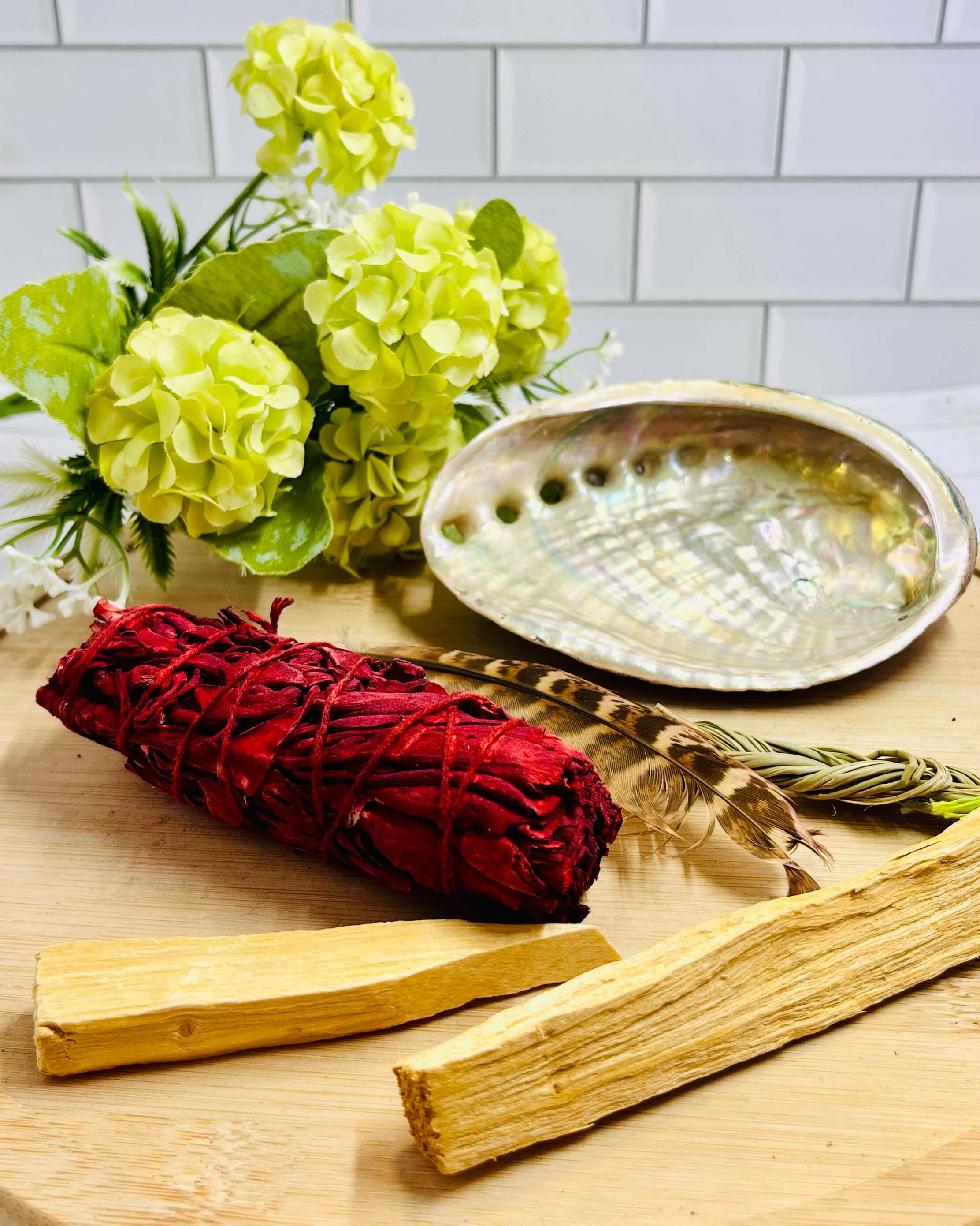 Smudge Healers Set Dragons Blood Sage