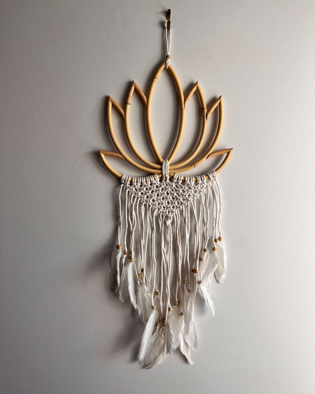 Macramé Lotus Wall Hanging Boho