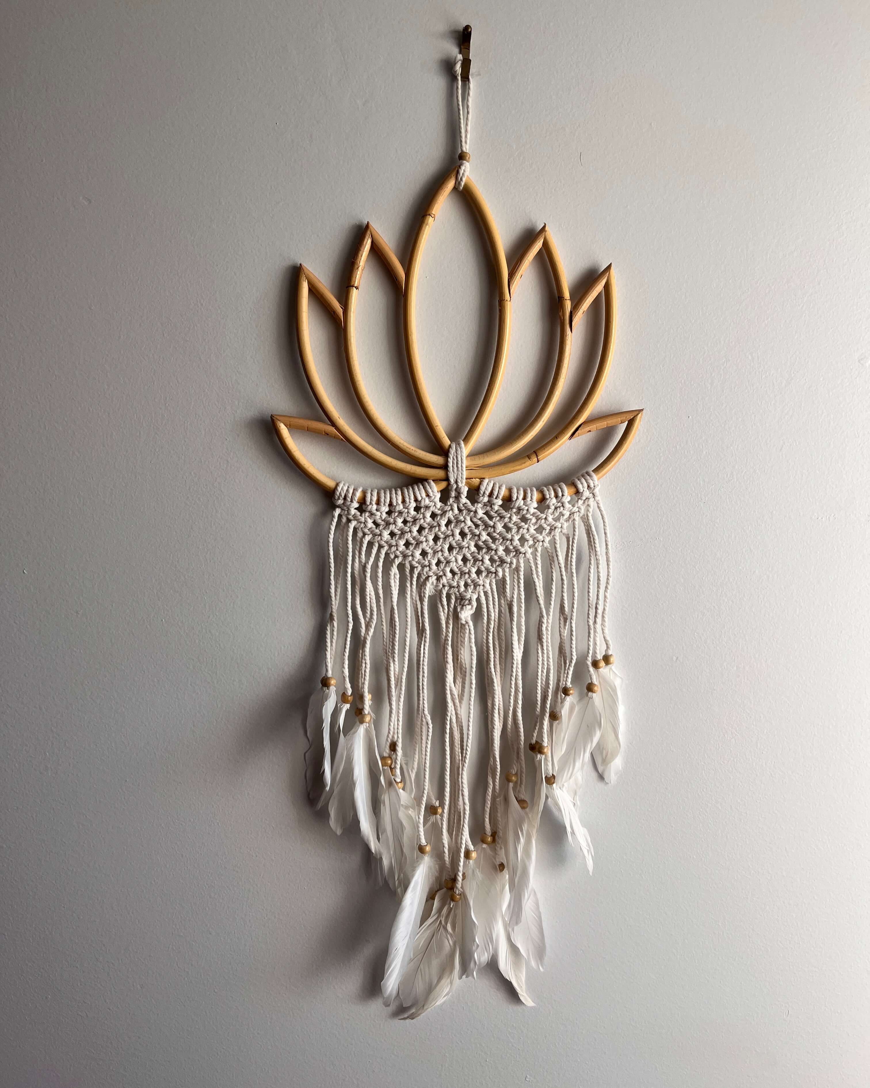 Macramé Lotus Wall Hanging Boho