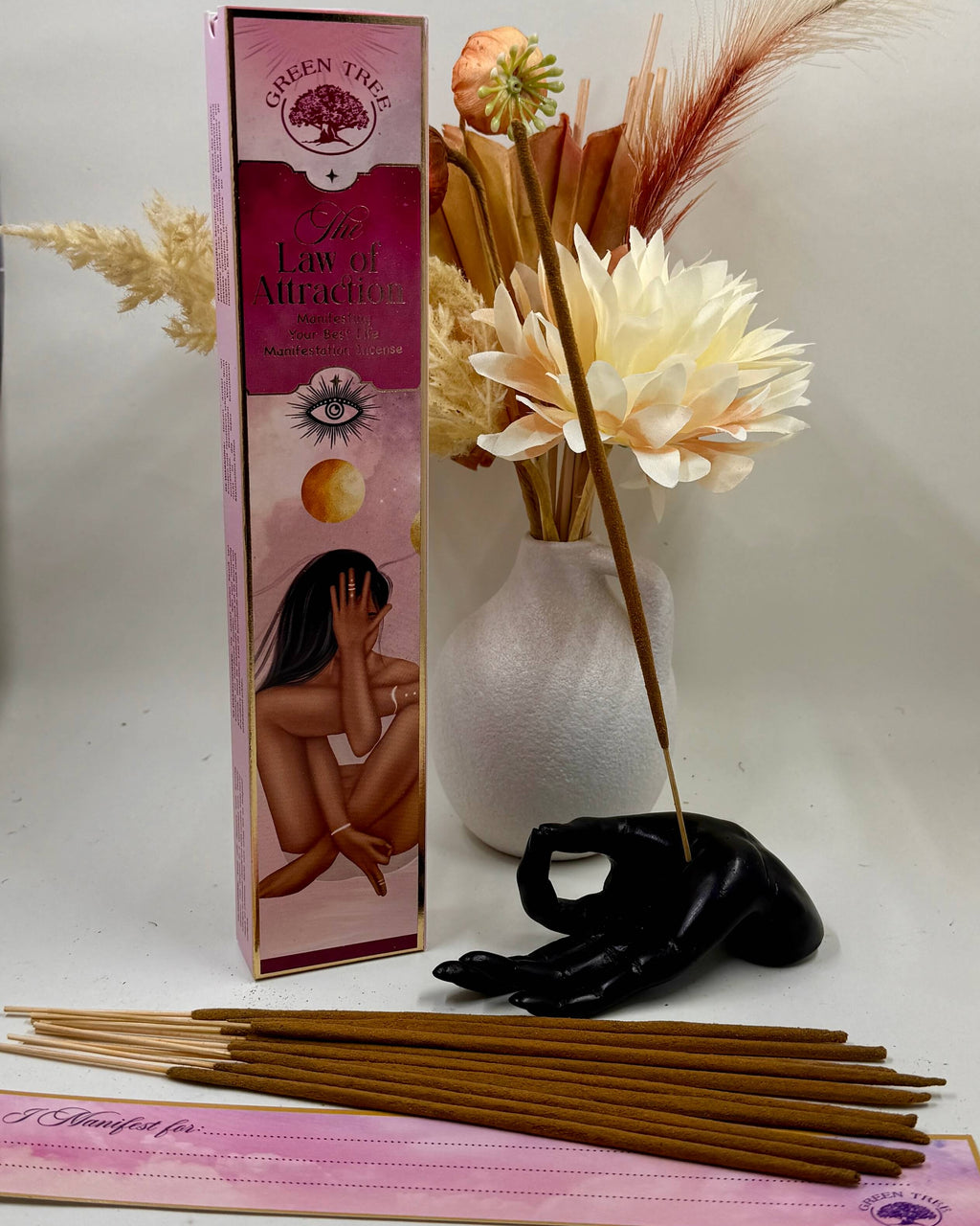 Green Tree THE LAW OF ATTRACTION Manifestation Incense 15g