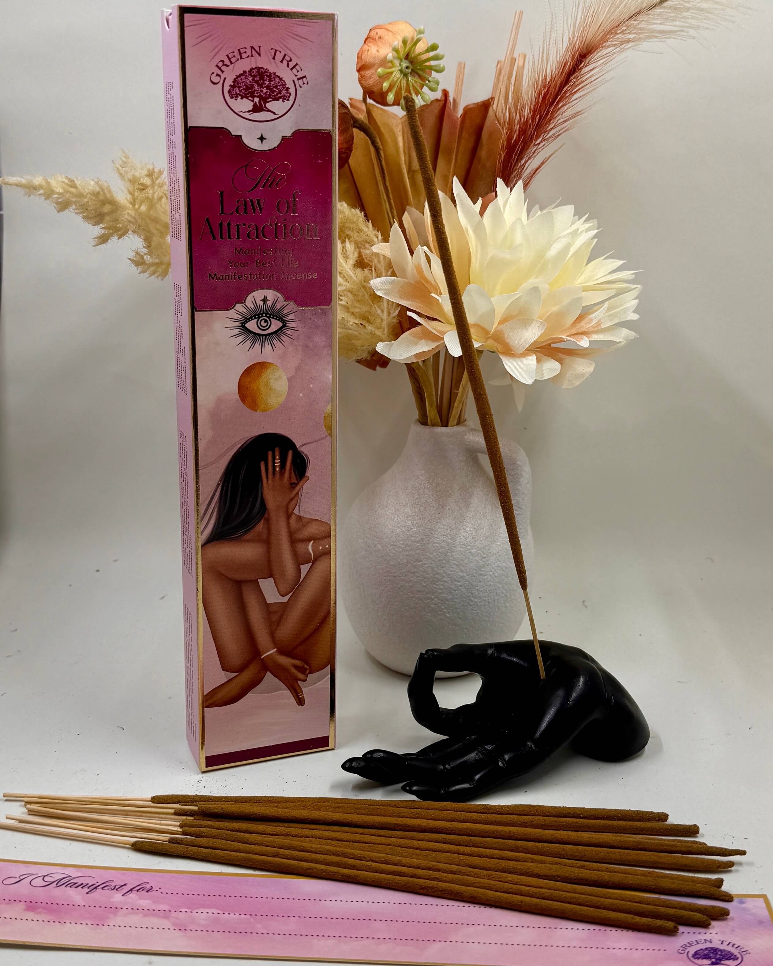 Green Tree THE LAW OF ATTRACTION Manifestation Incense 15g