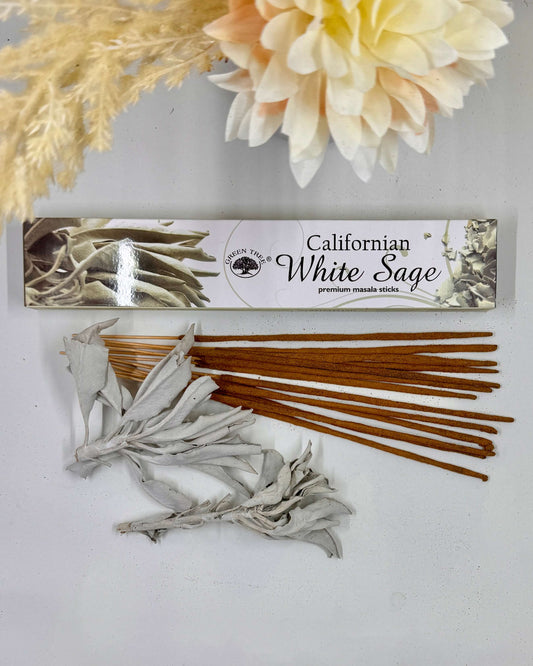 Green Tree CALIFORNIAN WHITE SAGE Incense 15g