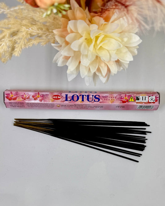 Hem Lotus Hexpack incense