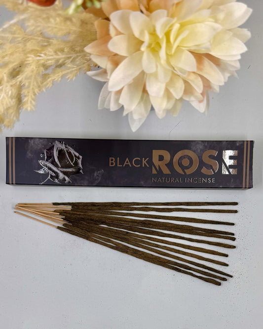 NEW MOON Black Rose Incense 15g