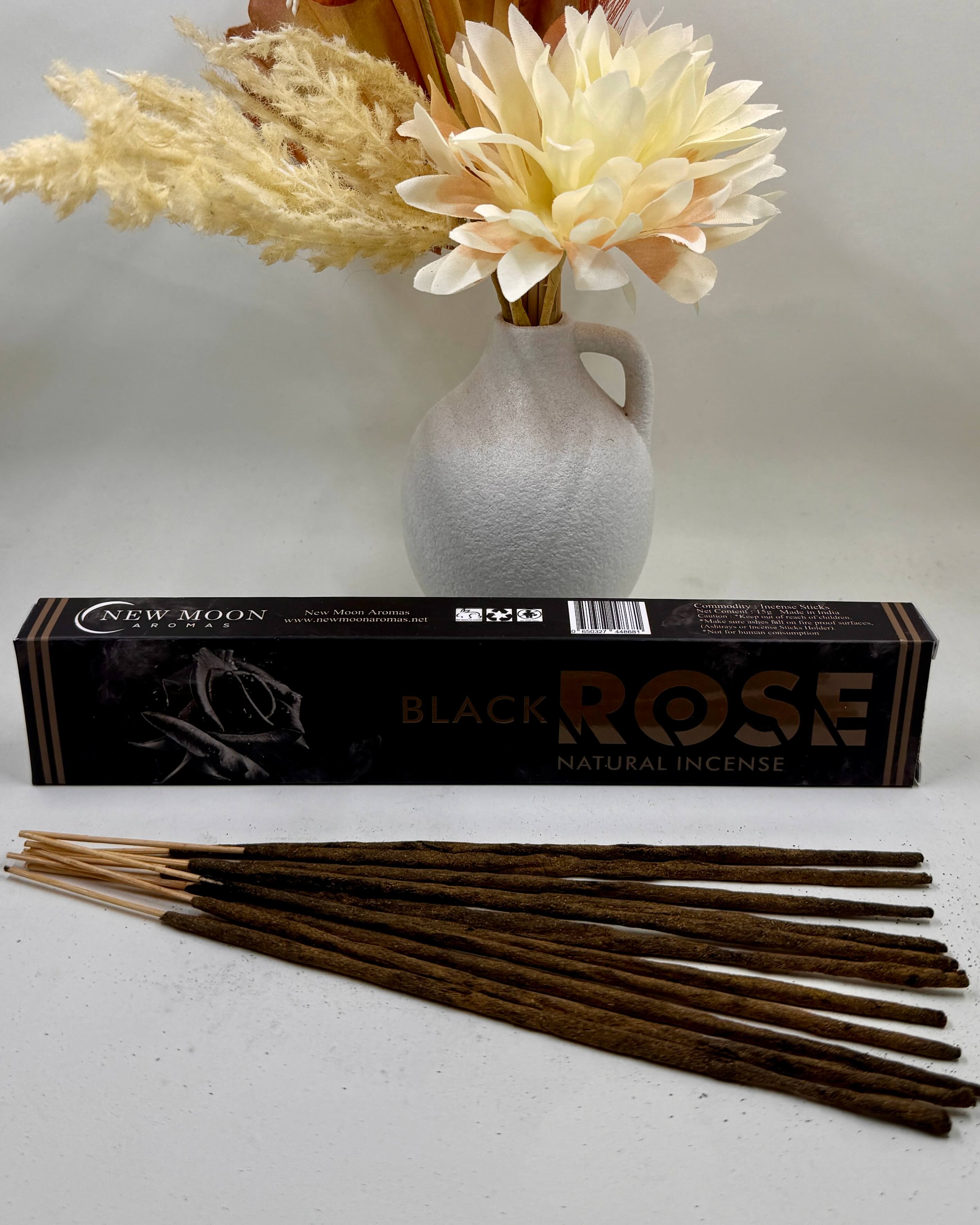 NEW MOON Black Rose Incense 15g